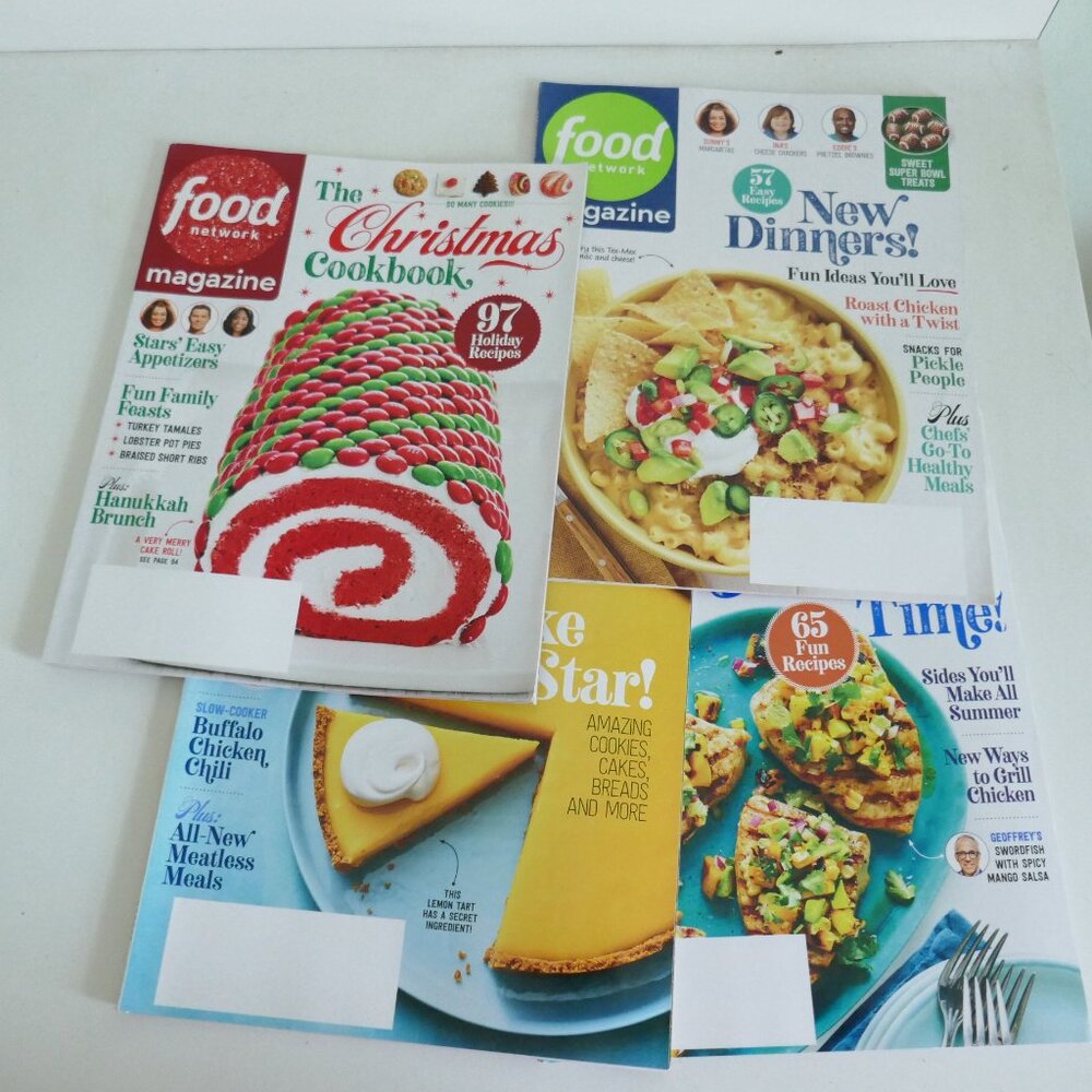 Food Network magazine 4 issues